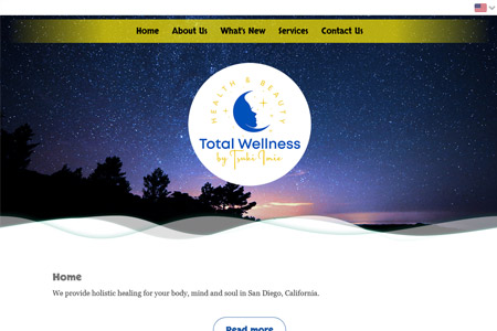 thumbnail of Total Wellness website