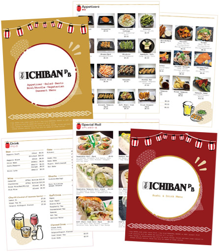 Ichiban PB restaurant menu