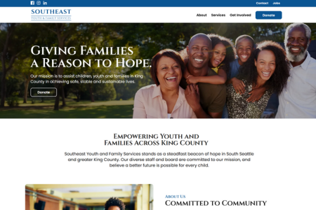 thumbnail of the Southeast website